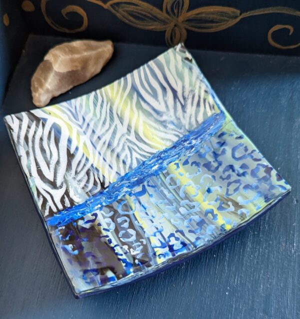 Trinket Dish - Blue Wave - Image 4