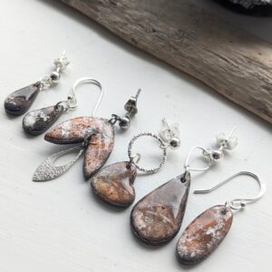 Rust Earring Collection - stunning simple and stylish neutral rusty coloured earrings which are perfect for every day wear