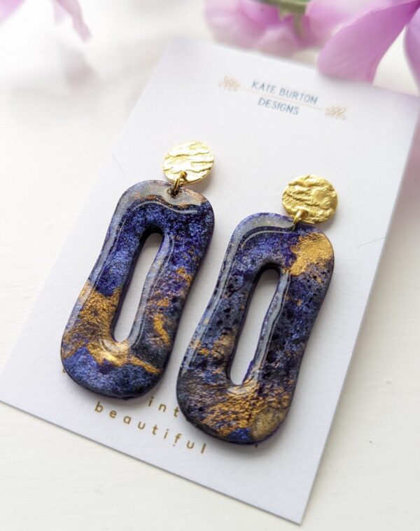 Purple crystal effect Earring Collection - Image 9