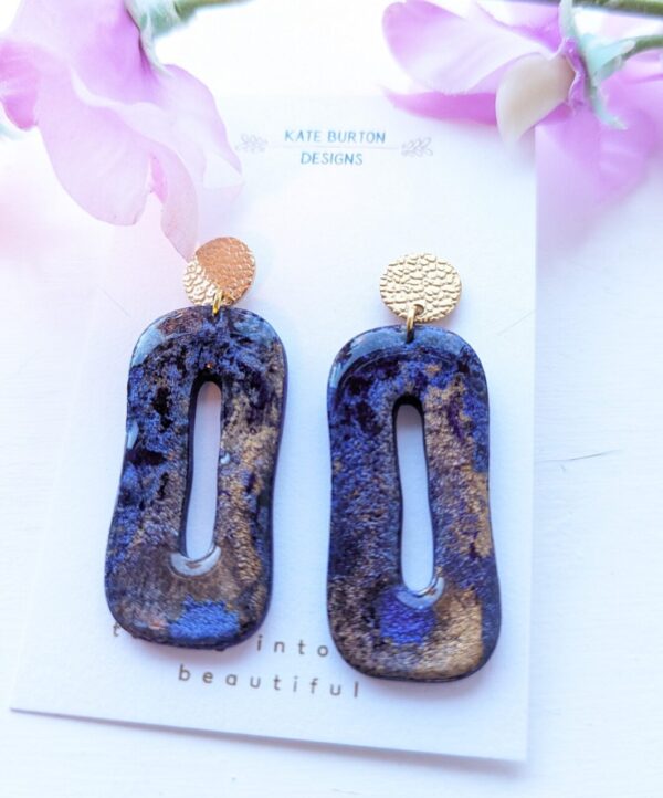 Purple crystal effect Earring Collection - Image 7