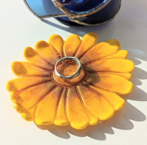 Sunflower Trinket Dish