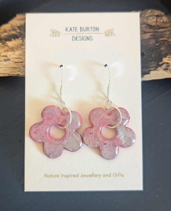 Pink Stone Effect Earrings collection - Image 18