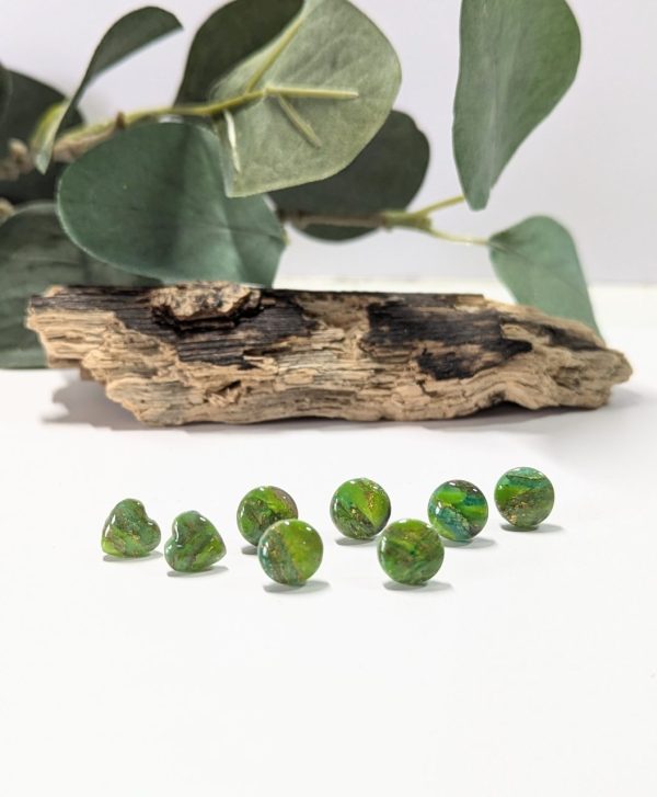 Marble Green Collection Sterling Silver