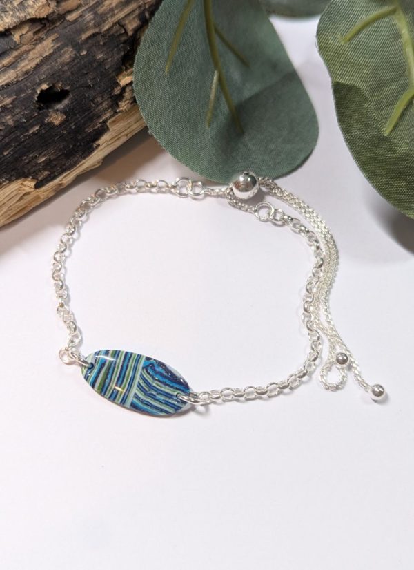 Mokume Blue Sterling Silver Collection - Image 10