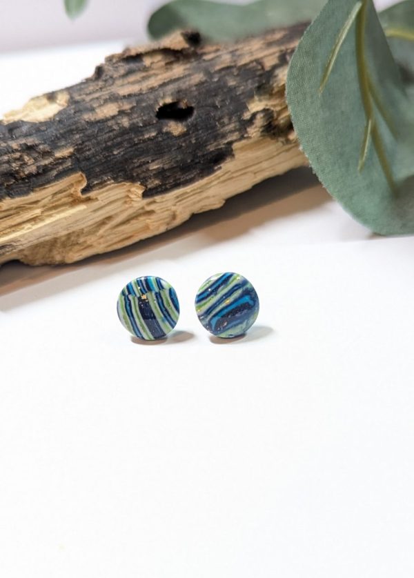Mokume Blue Sterling Silver Collection - Image 2