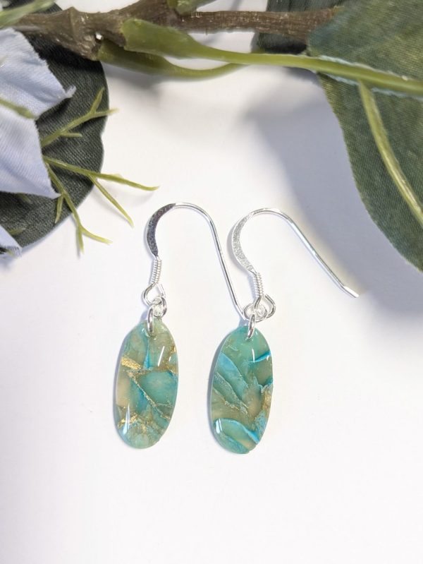 Sea Marble Earring collection sterling silver - Image 6