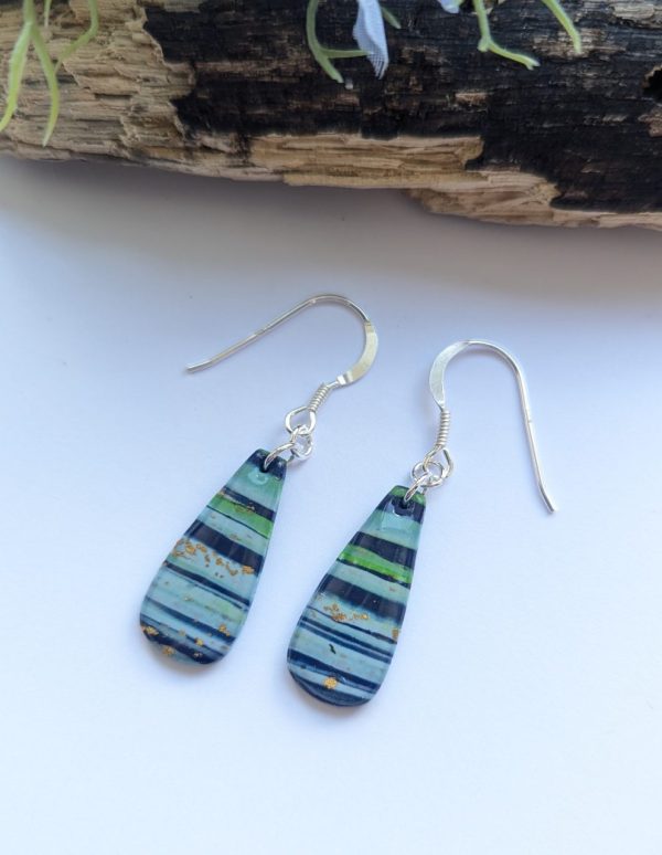 Stripes Sterling Silver Earring Collection - Image 6