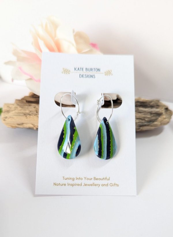 Stripes Sterling Silver Earring Collection - Image 17