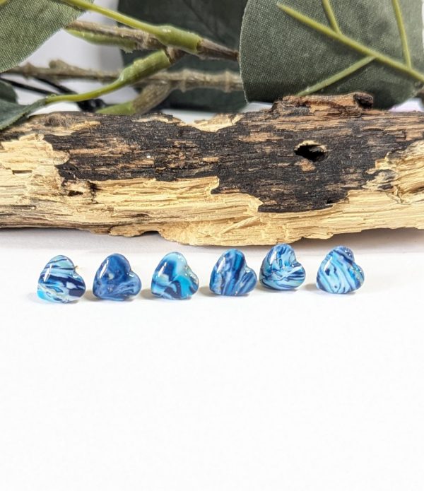 Sparkly Seas studs - Sea effect small studs