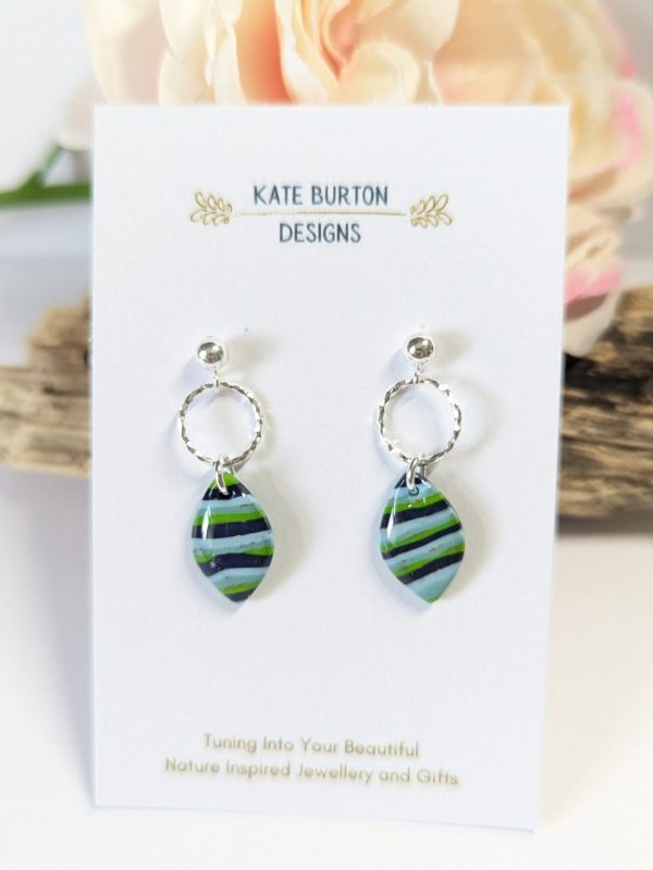 Stripes Sterling Silver Earring Collection - Image 2
