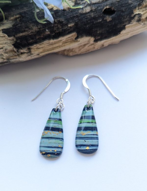Stripes Sterling Silver Earring Collection - Image 13