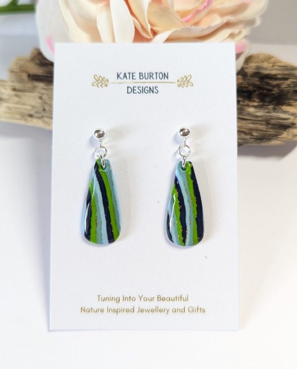 Stripes Sterling Silver Earring Collection - Image 12