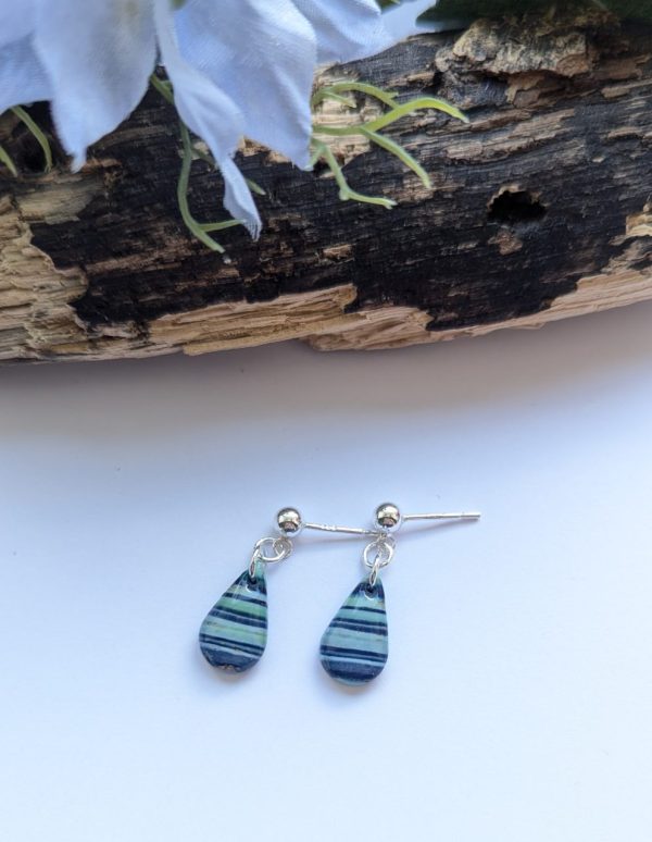Stripes Sterling Silver Earring Collection - Image 7