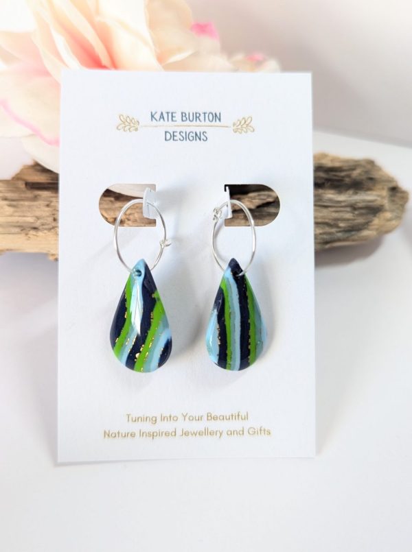 Stripes Sterling Silver Earring Collection - Image 15
