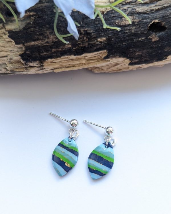 Stripes Sterling Silver Earring Collection - Image 14