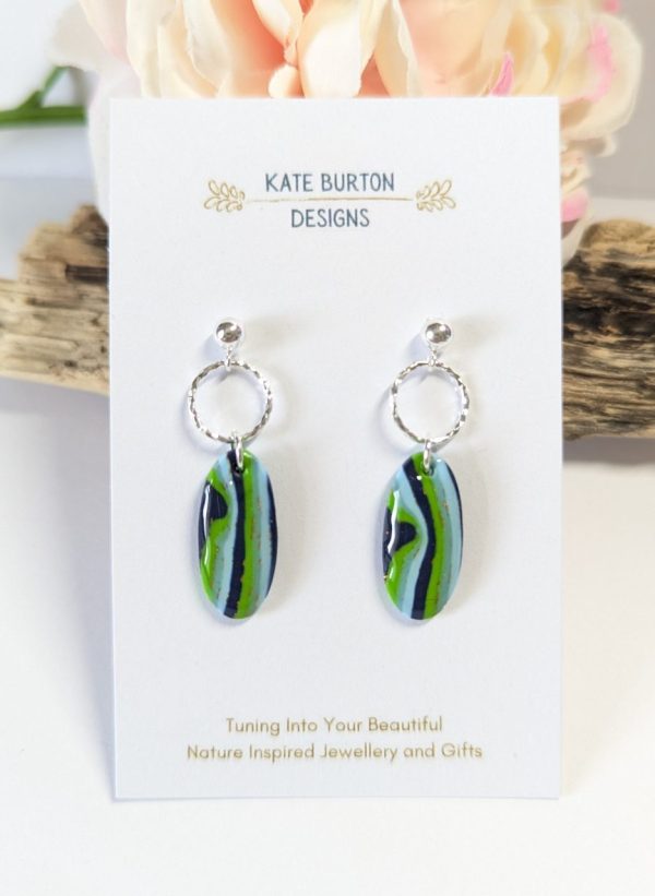 Stripes Sterling Silver Earring Collection - Image 10