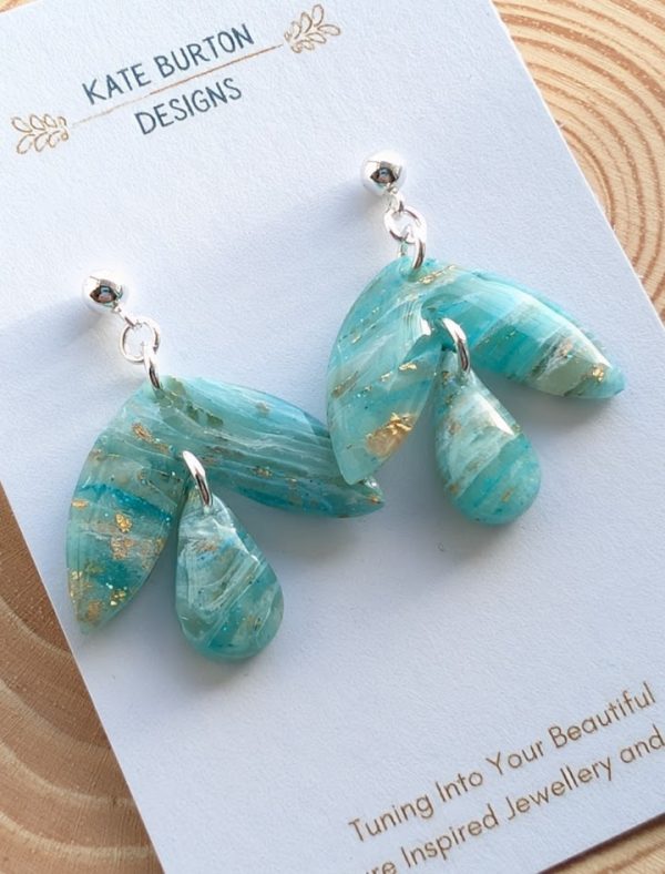 Mint Marble Earrings SS - Image 8