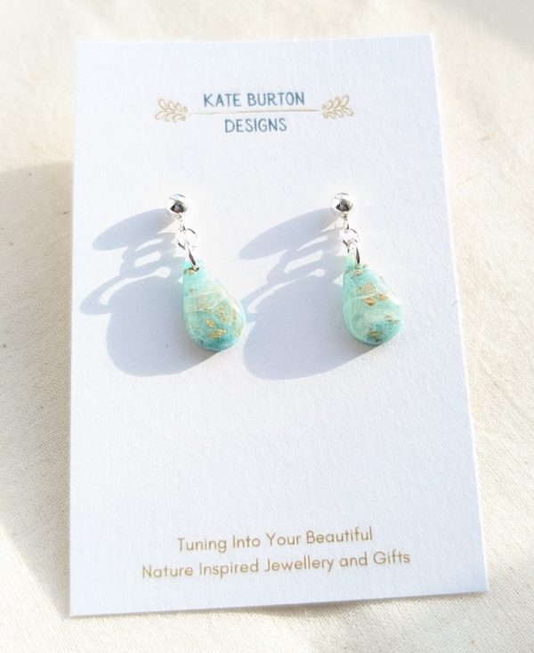 Mint Marble Earrings SS - Image 6