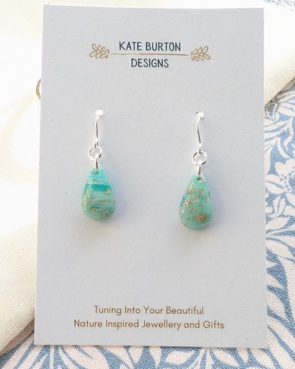 Mint Marble Earrings SS - Image 4