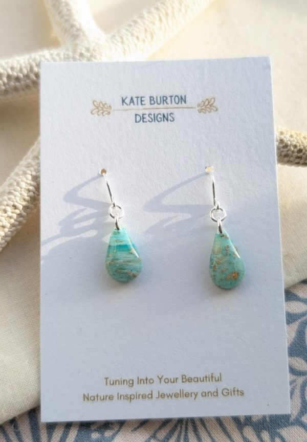 Mint Marble Earrings SS - Image 3