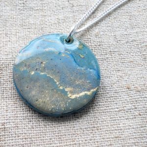 Opals Disc Pendant