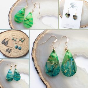 The Gold filled Collection - Selection of various styled earrings with fold filled hooks or studs