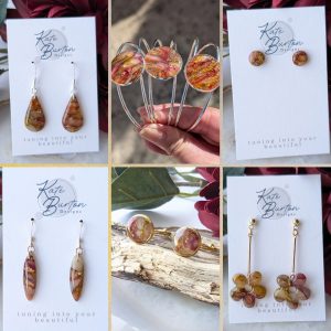 Amber Jewellery Collection - stunning reds, orange, bronze and gold mix jewellery collection