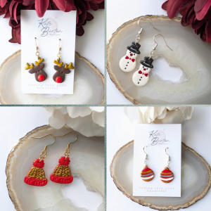 Christmas Fun Earrings - Fun Character and ornament earrings